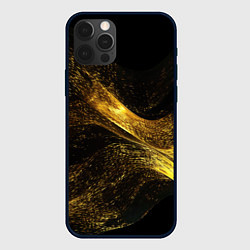 Чехол для iPhone 12 Pro Max Золотая пыльца, цвет: 3D-черный