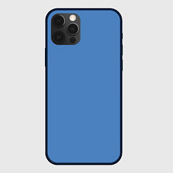 Чехол для iPhone 12 Pro Max Blue Perennial, цвет: 3D-черный