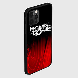 Чехол для iPhone 12 Pro Max My Chemical Romance red plasma, цвет: 3D-черный — фото 2