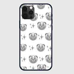 Чехол для iPhone 12 Pro Max Клоунада чб, цвет: 3D-черный