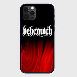 Чехол для iPhone 12 Pro Max Behemoth red plasma, цвет: 3D-черный