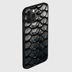 Чехол для iPhone 12 Pro Max Кожа черной мамбы, цвет: 3D-черный — фото 2