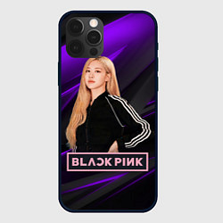 Чехол для iPhone 12 Pro Max Rose Blackpink, цвет: 3D-черный