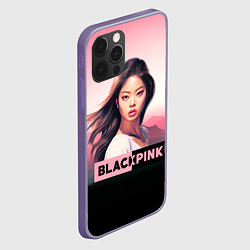 Чехол для iPhone 12 Pro Max Солистка Blackpink, цвет: 3D-серый — фото 2