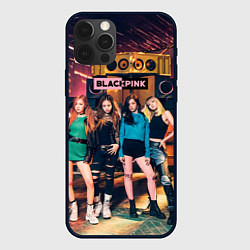 Чехол для iPhone 12 Pro Max Blackpink girls poster, цвет: 3D-черный