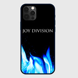 Чехол iPhone 12 Pro Max Joy Division blue fire