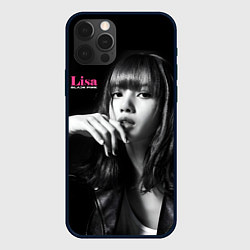 Чехол для iPhone 12 Pro Max Blackpink Lisa in leather jacket, цвет: 3D-черный