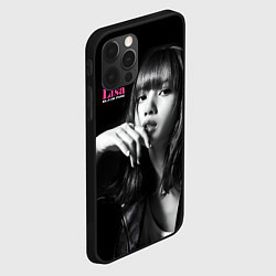 Чехол для iPhone 12 Pro Max Blackpink Lisa in leather jacket, цвет: 3D-черный — фото 2