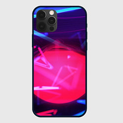 Чехол для iPhone 12 Pro Max Неоновые лампы, цвет: 3D-черный