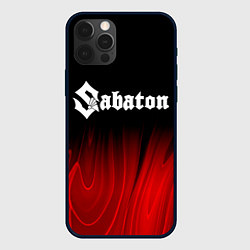 Чехол iPhone 12 Pro Max Sabaton red plasma