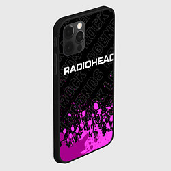 Чехол для iPhone 12 Pro Max Radiohead rock legends: символ сверху, цвет: 3D-черный — фото 2