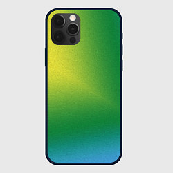 Чехол для iPhone 12 Pro Max Радужный градиент, цвет: 3D-черный