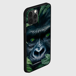 Чехол для iPhone 12 Pro Max Крупная морда гориллы, цвет: 3D-черный — фото 2