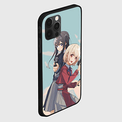 Чехол для iPhone 12 Pro Max Takina Inoue and Chisato Nishikigi - Lycoris Recoi, цвет: 3D-черный — фото 2