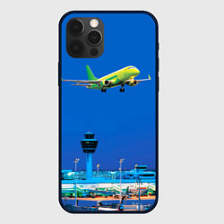 Чехол для iPhone 12 Pro Max S7 Боинг 737, цвет: 3D-черный