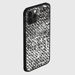 Чехол для iPhone 12 Pro Max Black white style, цвет: 3D-черный — фото 2