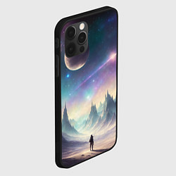 Чехол для iPhone 12 Pro Max Величие космоса, цвет: 3D-черный — фото 2