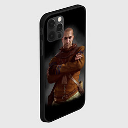 Чехол для iPhone 12 Pro Max The Witcher 3 - Гюнтер, цвет: 3D-черный — фото 2