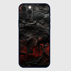 Чехол для iPhone 12 Pro Max Текстура из кожи, цвет: 3D-черный