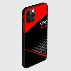 Чехол для iPhone 12 Pro Max Ауди - sportwear, цвет: 3D-черный — фото 2