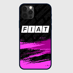 Чехол для iPhone 12 Pro Max Fiat pro racing: символ сверху, цвет: 3D-черный