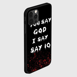 Чехол для iPhone 12 Pro Max Marilyn Manson Say10, цвет: 3D-черный — фото 2