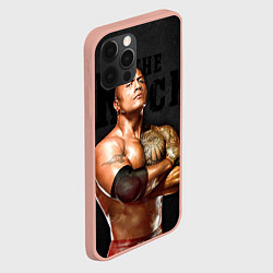 Чехол для iPhone 12 Pro Max Dwayne - Johnson, цвет: 3D-светло-розовый — фото 2