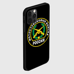 Чехол для iPhone 12 Pro Max Мотострелковые войска России, цвет: 3D-черный — фото 2