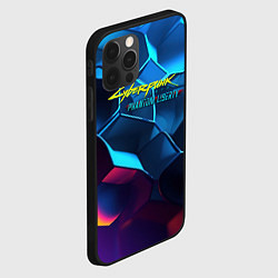 Чехол для iPhone 12 Pro Max Cyberpunk 2077 neon style, цвет: 3D-черный — фото 2