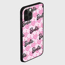 Чехол для iPhone 12 Pro Max Логотип Барби и розовое кружево, цвет: 3D-черный — фото 2
