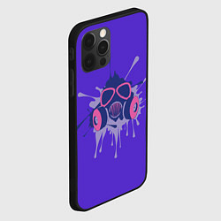 Чехол для iPhone 12 Pro Max Противогаз и Брызги чернил, цвет: 3D-черный — фото 2