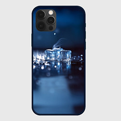Чехол для iPhone 12 Pro Max Кубики льда с дымком, цвет: 3D-черный