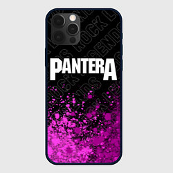 Чехол для iPhone 12 Pro Max Pantera rock legends: символ сверху, цвет: 3D-черный