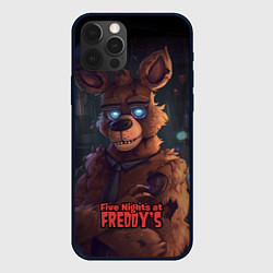Чехол для iPhone 12 Pro Max Медведь Фреди, цвет: 3D-черный