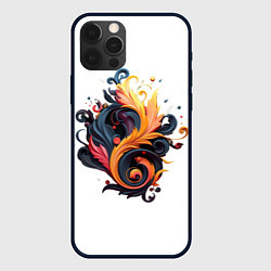 Чехол для iPhone 12 Pro Max Пламя феникса, цвет: 3D-черный