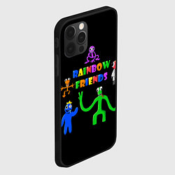 Чехол для iPhone 12 Pro Max Rainbow friends characters, цвет: 3D-черный — фото 2