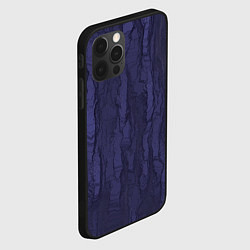 Чехол для iPhone 12 Pro Max Синяя кора, цвет: 3D-черный — фото 2