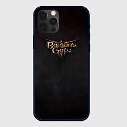 Чехол для iPhone 12 Pro Max Logo Baldurs Gate 3, цвет: 3D-черный