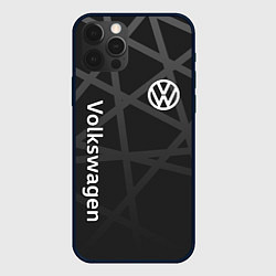 Чехол для iPhone 12 Pro Max Volkswagen - classic black, цвет: 3D-черный