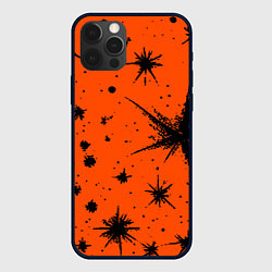 Чехол iPhone 12 Pro Max Огненный оранжевый абстракция
