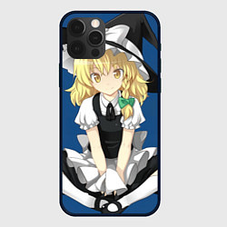 Чехол для iPhone 12 Pro Max Touhou Project Мариса Кирисаме, цвет: 3D-черный