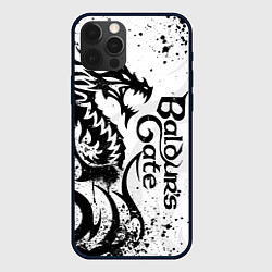 Чехол для iPhone 12 Pro Max Балдурс гейт 3 - дракон, цвет: 3D-черный