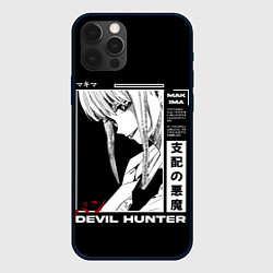 Чехол для iPhone 12 Pro Max Макима охотник - Человек бензопила, цвет: 3D-черный