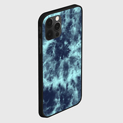 Чехол для iPhone 12 Pro Max Tie-Dye дизайн, цвет: 3D-черный — фото 2