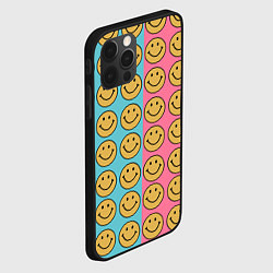 Чехол для iPhone 12 Pro Max Smiley, цвет: 3D-черный — фото 2