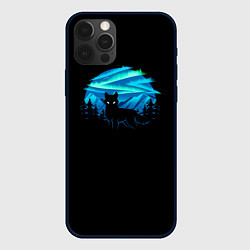 Чехол для iPhone 12 Pro Max Северный лис, цвет: 3D-черный
