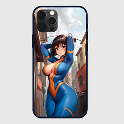 Чехол для iPhone 12 Pro Max Girl anime Fallout, цвет: 3D-черный