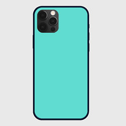 Чехол для iPhone 12 Pro Max Цвет Тиффани, цвет: 3D-черный