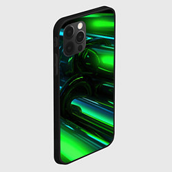 Чехол для iPhone 12 Pro Max Green elemetns, цвет: 3D-черный — фото 2