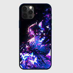Чехол для iPhone 12 Pro Max Прекрасная Шинобу - Клинок демонов, цвет: 3D-черный